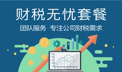 财税无忧套餐 小规模纳税人一站式企业服务解决方案